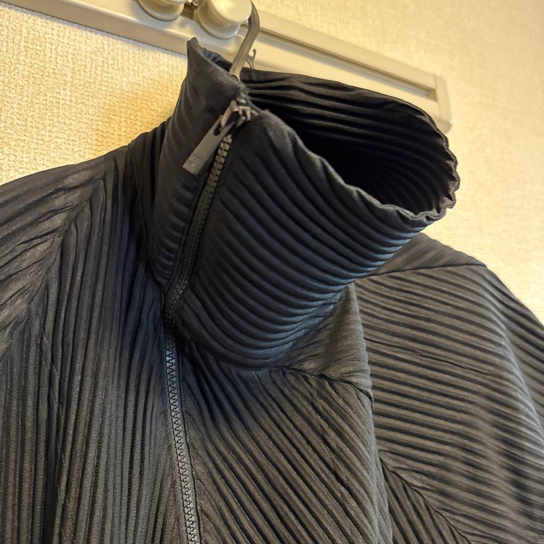 【超希少・名作】オムプリセ イッセイミヤケ 3x6 マントコート ポンチョ 黒