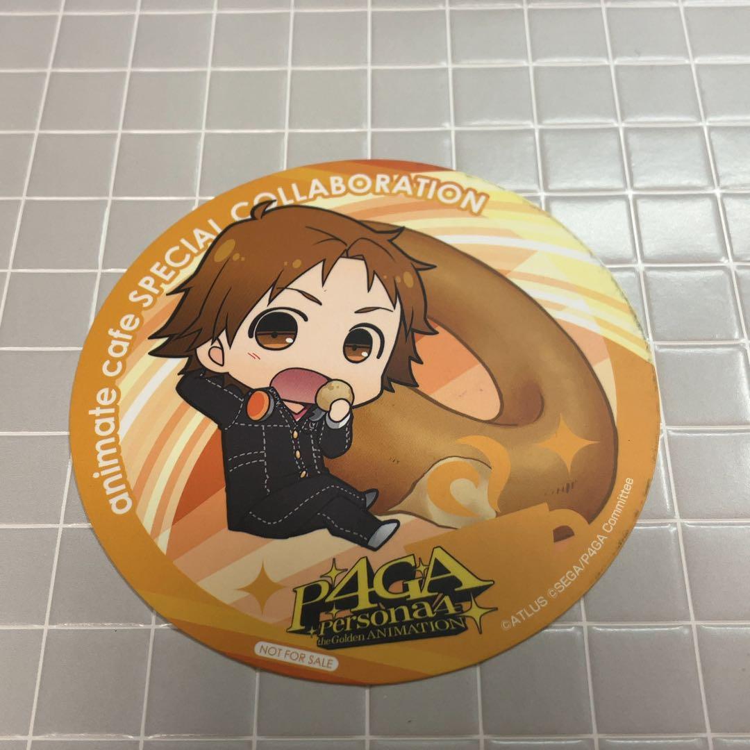 ペルソナ4 P4GA アニメイトカフェ 花村陽介 コースター - メルカリ
