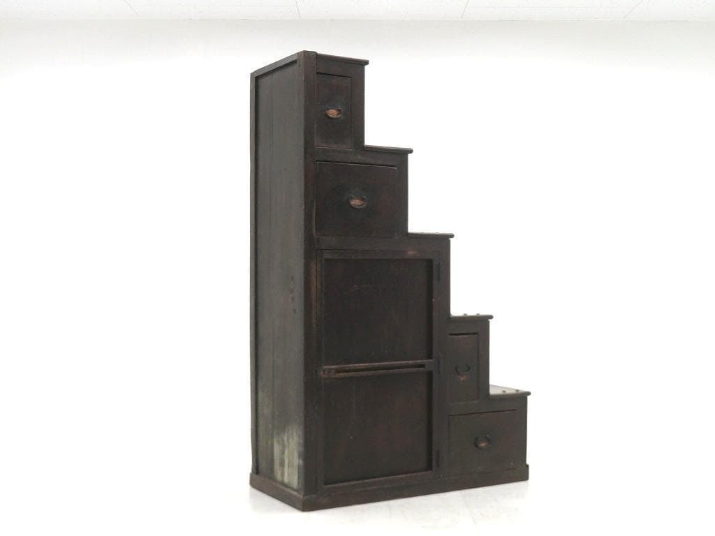 階段箪笥 階段タンス 和モダン 時代箪笥 時代タンス 店舗什器 京 町屋