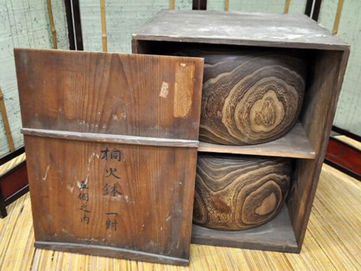 古物出し 古桐制火鉢 古桐木 年代物の通販はau PAY マーケット - 輸入