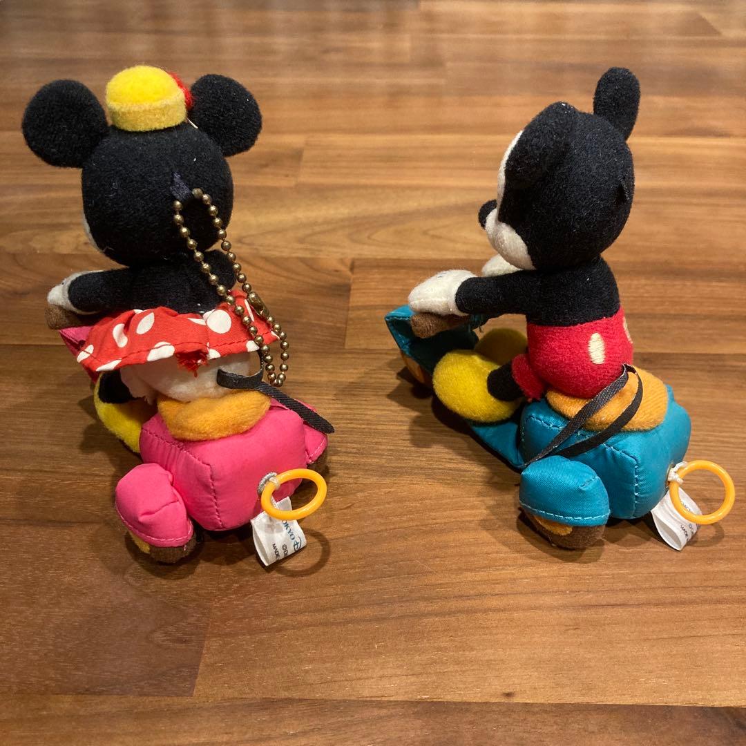 希少 セット ミッキー ミニー ブルブルベスパ バイク ぬいぐるみ