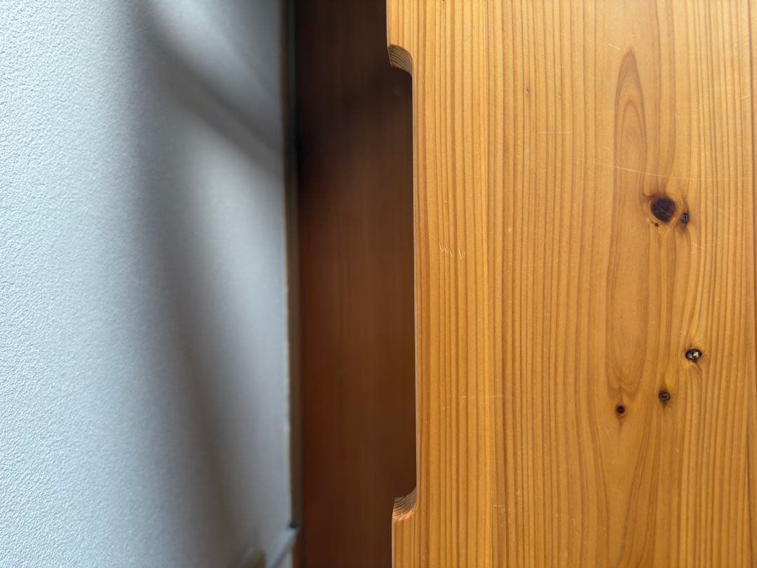 【*a様 KANADEMONO 無垢杉デスク100×65×70