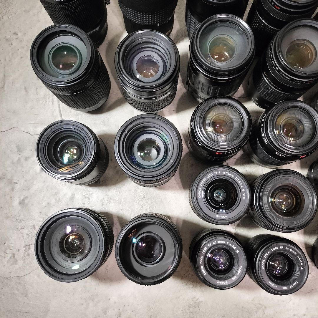 ジャンク】 カメラ レンズ まとめ売り Canon NIKON 等 31本