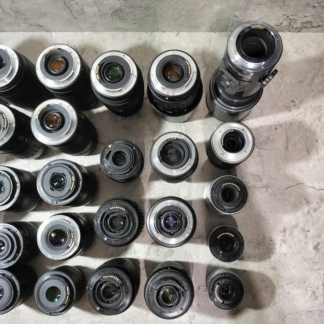 ジャンク】 カメラ レンズ まとめ売り Canon NIKON 等 31本