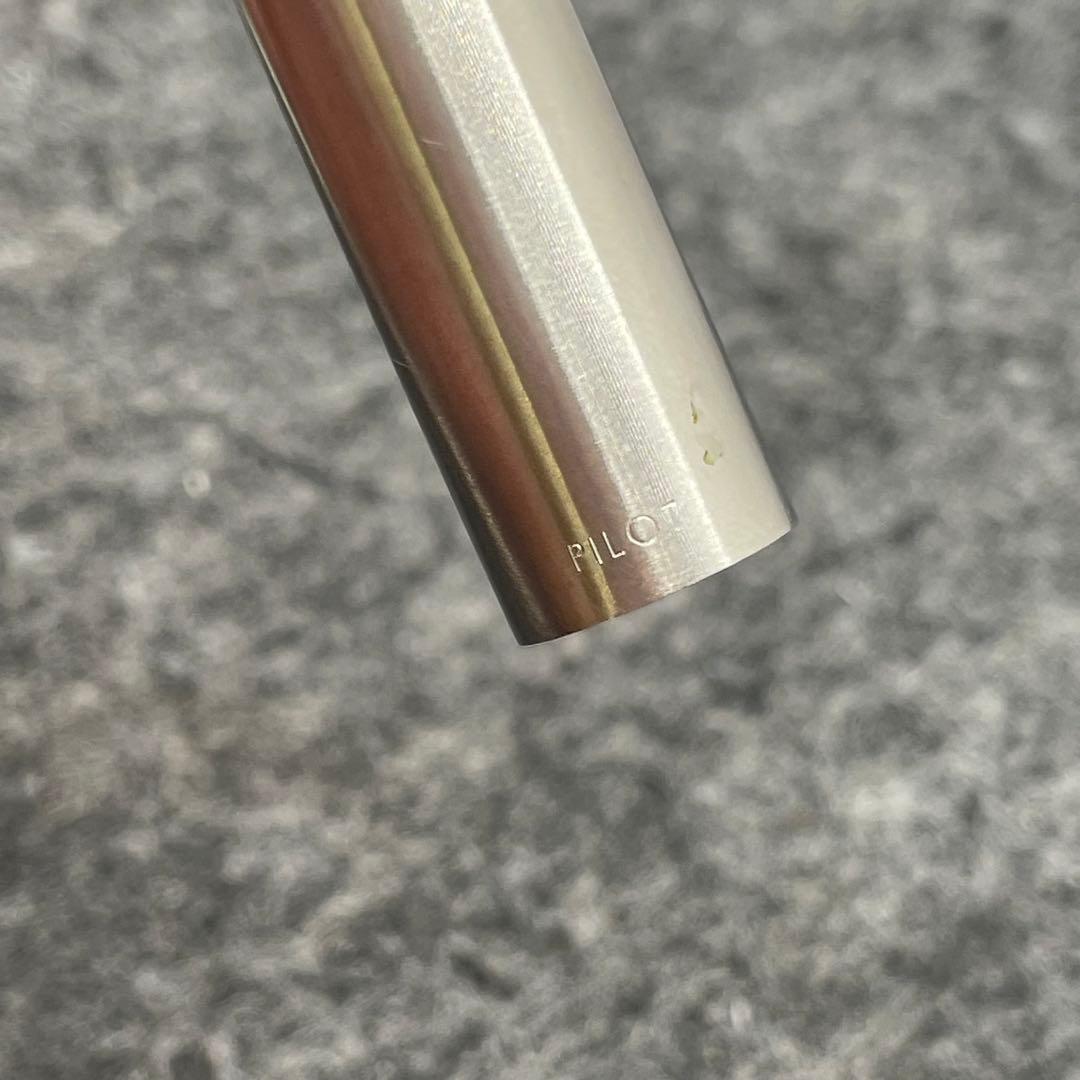 PE833□PILOT パイロット 万年筆 ミュー ステンレス 短軸 文房具・事務用品