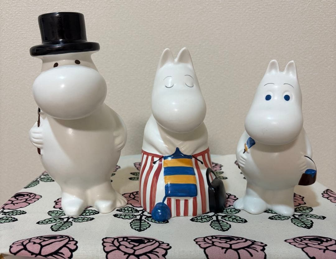 アラビア ムーミン フィギア/ムーミン/フローラン/ムーミンパパ