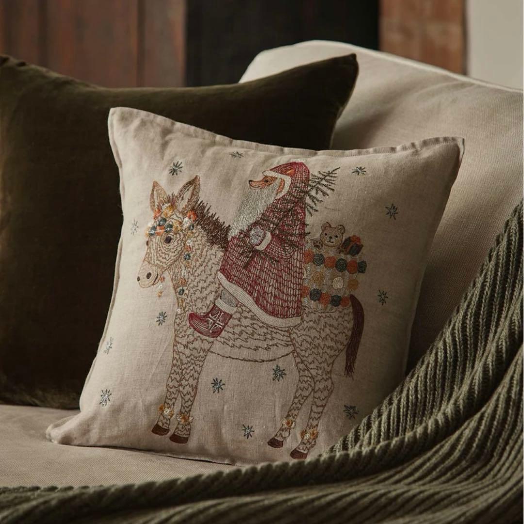 CORAL＆TUSK コーラル＆タスク クッションカバー Xmas ラスト1点