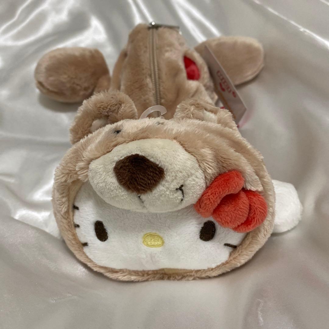 NICI×サンリオ フィギュアポーチ ハローキティ×ラブベア ペンケース