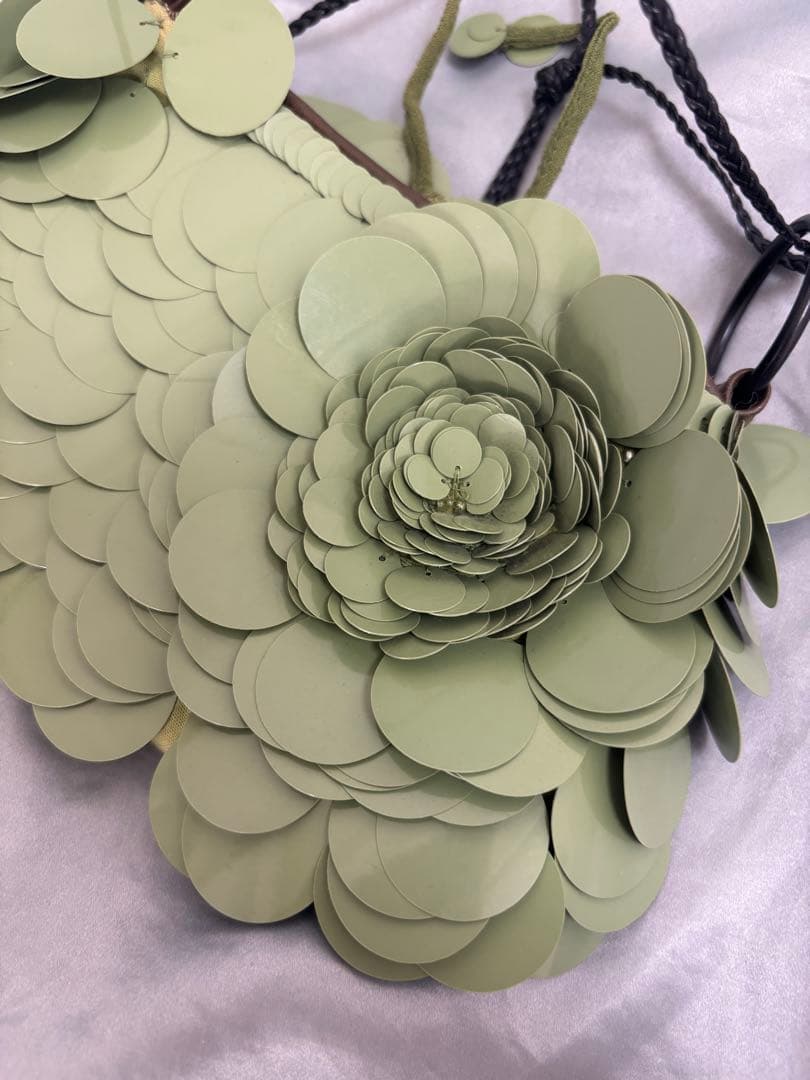 JAMIN PUECH オリーブグリーン　パーティーバッグ