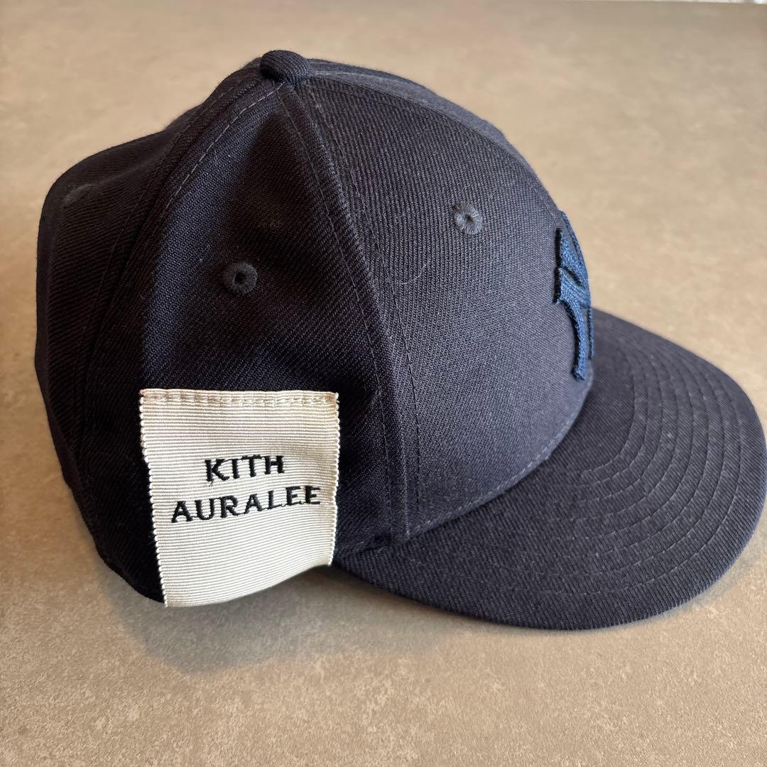KITH AURALEE ヤンキースキャップ ネイビー