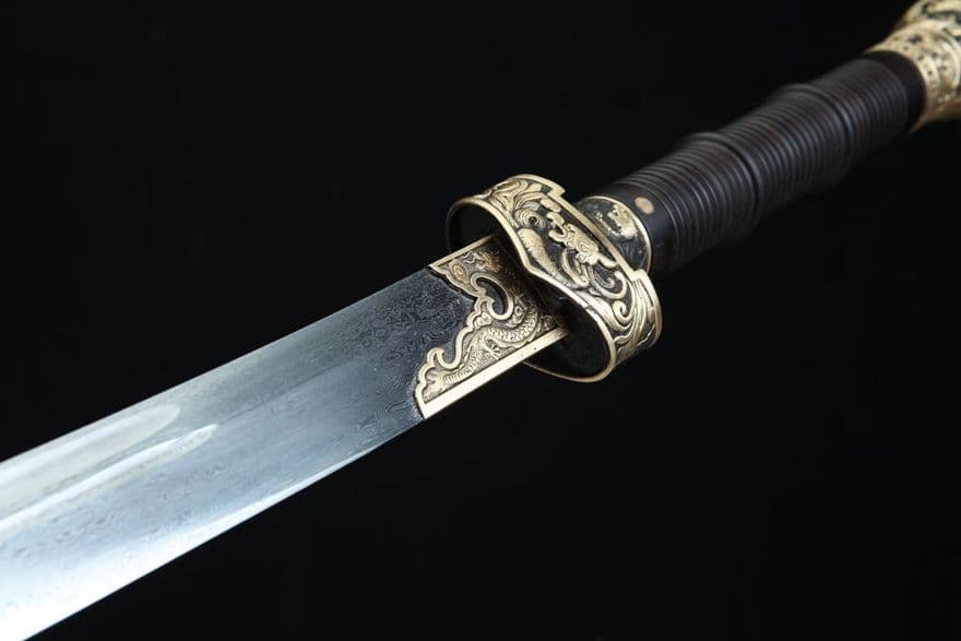 26寸秋水神刀（黒檀タイプ）古兵器 武具　刀装具　日本刀　模造刀 居合刀