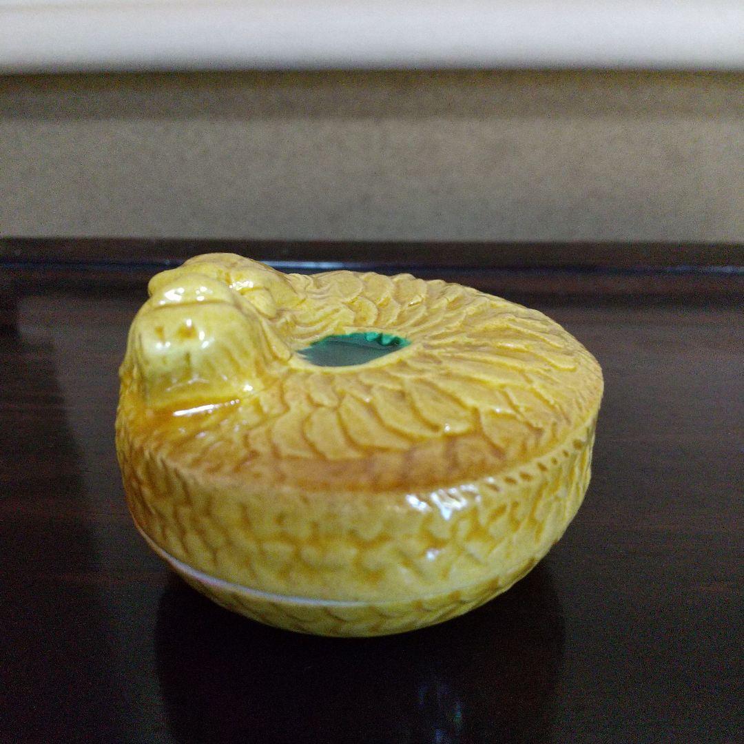 西村徳泉造 黄龍香合 西村徳泉造 黄龍香合 西村徳泉「黄龍 香合