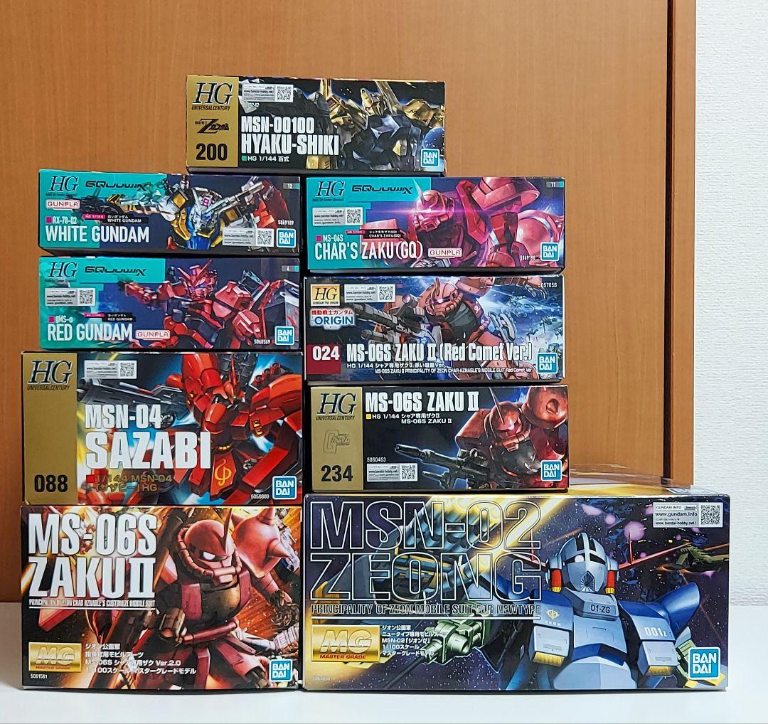 ガンプラ HG HG 9体セット まとめ売り - メルカリ