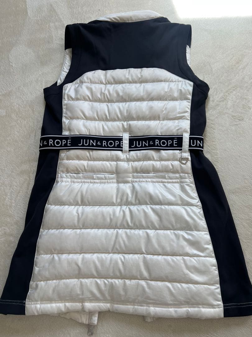 JUN&ROPE ダウンベストワンピース