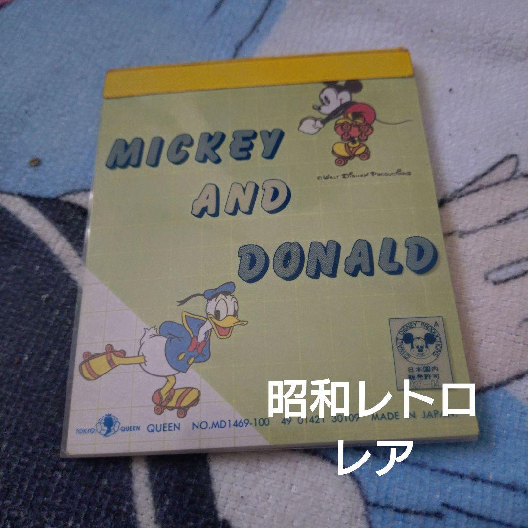 昭和レトロ ミッキーマウス メモ帳 - メルカリ