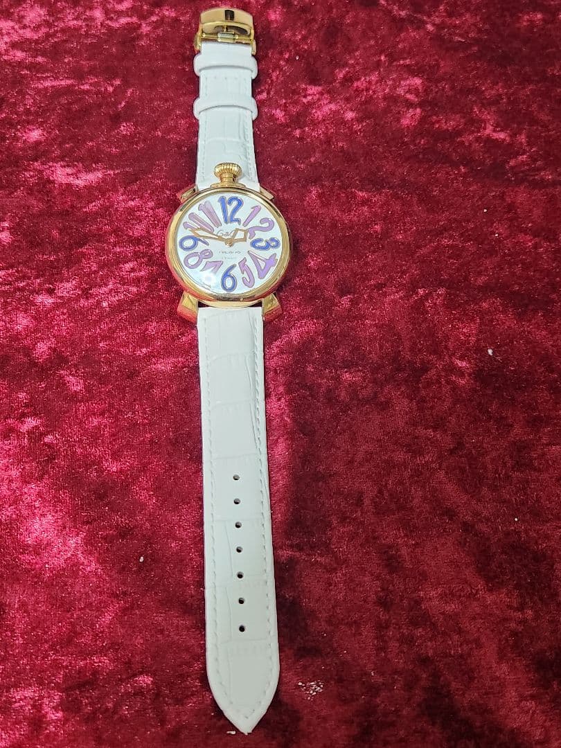 箱付 ガガミラノ マヌアーレ 5021 QZ シェル文字盤 - メルカリ