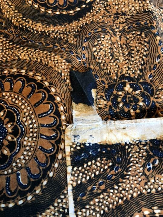 お値下げします！　藍染め　オールドバティック　チャップ(8246)