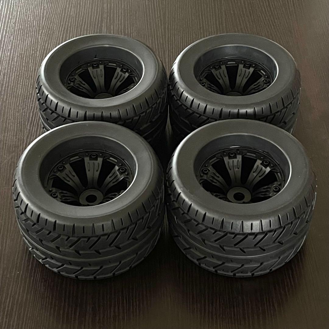 1/8 タイヤホイールセット17ミリハブ◆オンロード◆サベージ モントラ等に