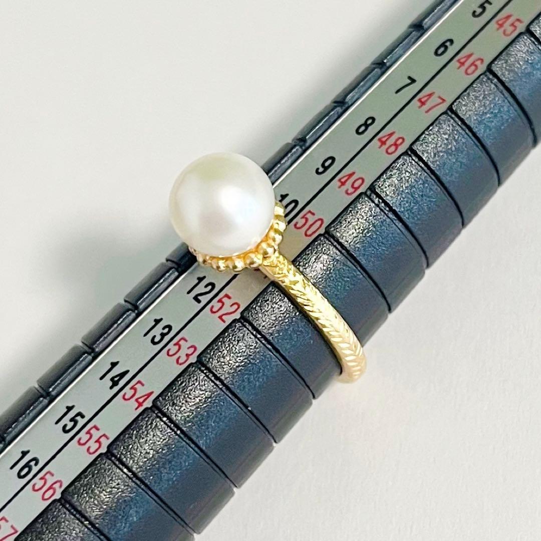 ☆新品☆ 淡水 パール リング K10 10K 11号 a cote アコテ