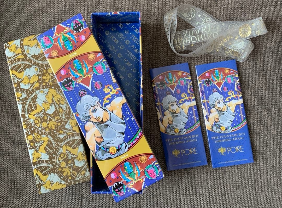 poire ポアール 荒木飛呂彦デザイン缶＆保冷バッグ＆リボン 大阪限定
