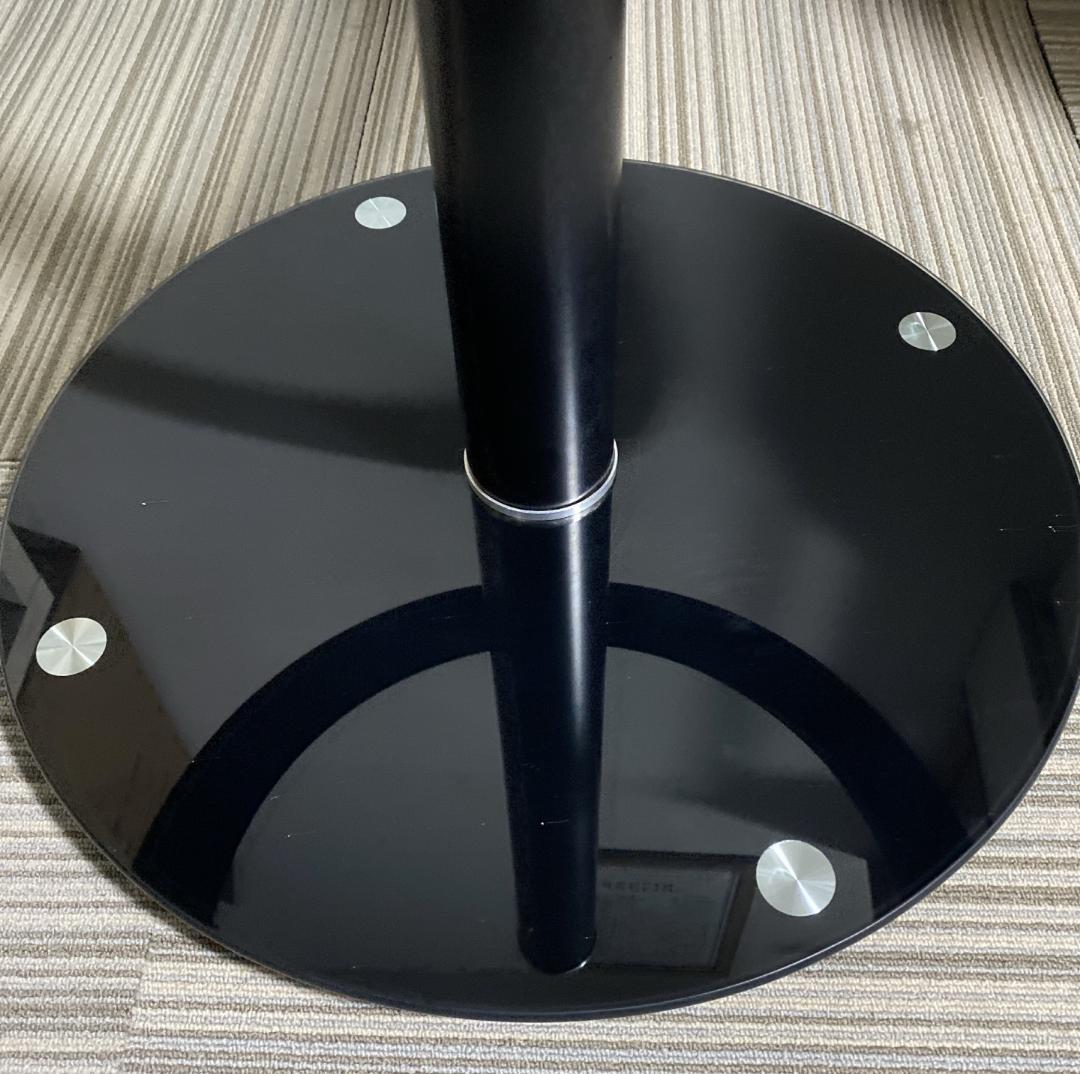 naonao1788　ガラス丸テーブル IKEAローテーブル2点セット