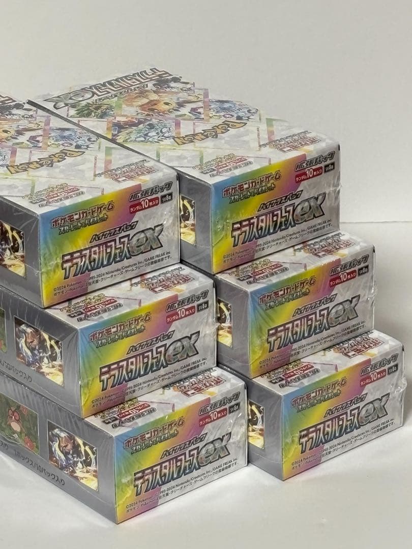 ポケモンカードテラスタルフェスex6BOXシュリンク付き