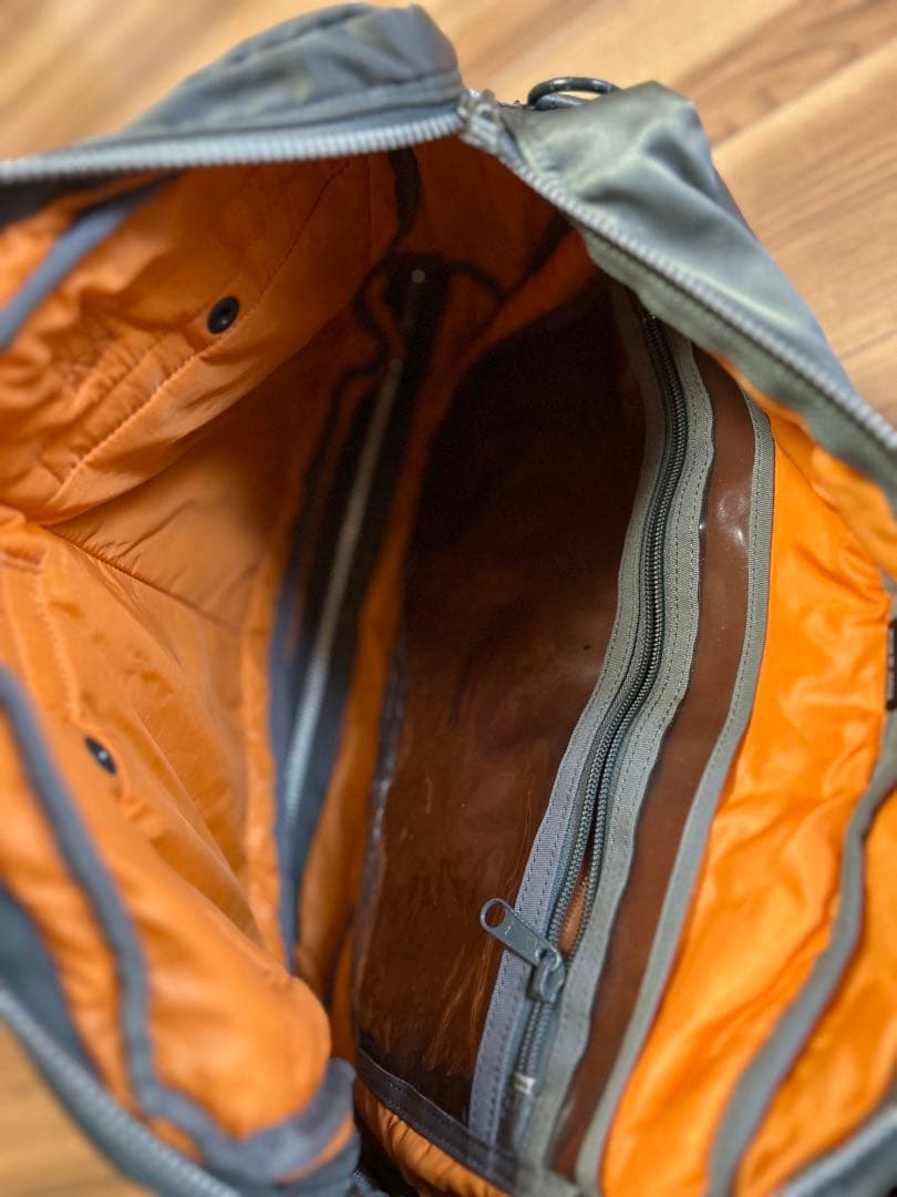 Porter ビンテージグリーンショルダーベルト無し