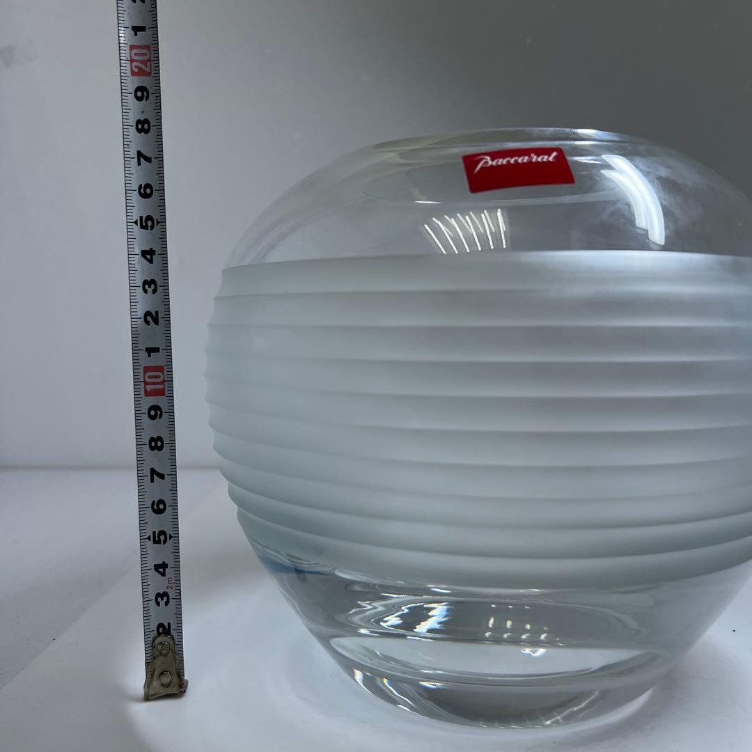 バカラ 大花瓶 共箱 高さ17.5㎝ 東な7-1221☆1F
