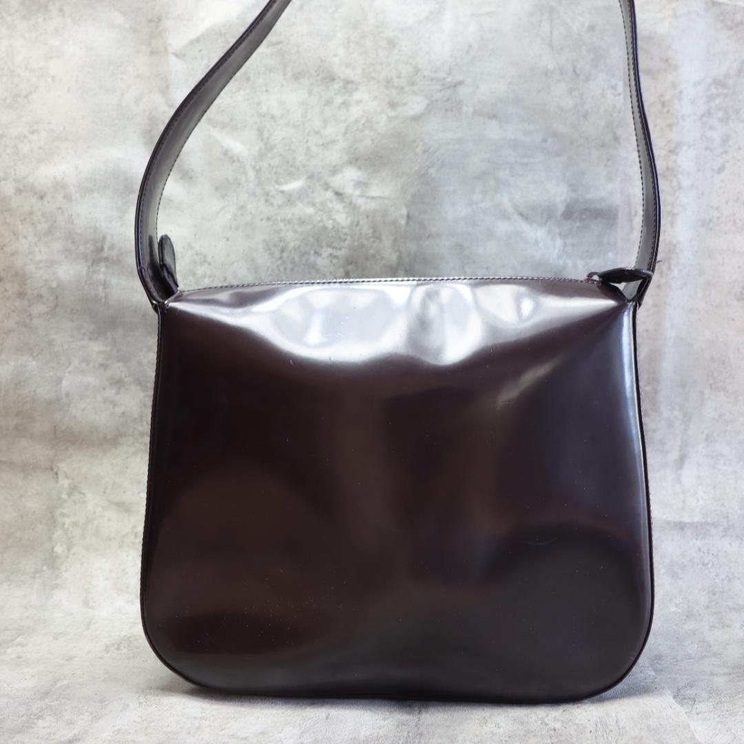 GUCCI グッチ SOHO ソーホー ショルダーバッグ エナメル