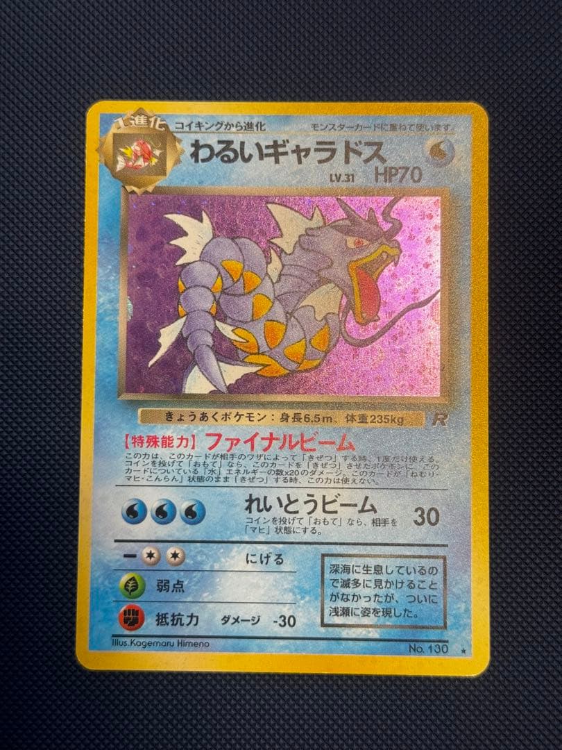 わるいギャラドス ポケモンカード 1996年
