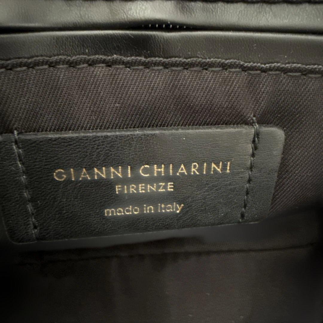 ジャンニキャリーニ ヒョウ柄ショルダーバッグ