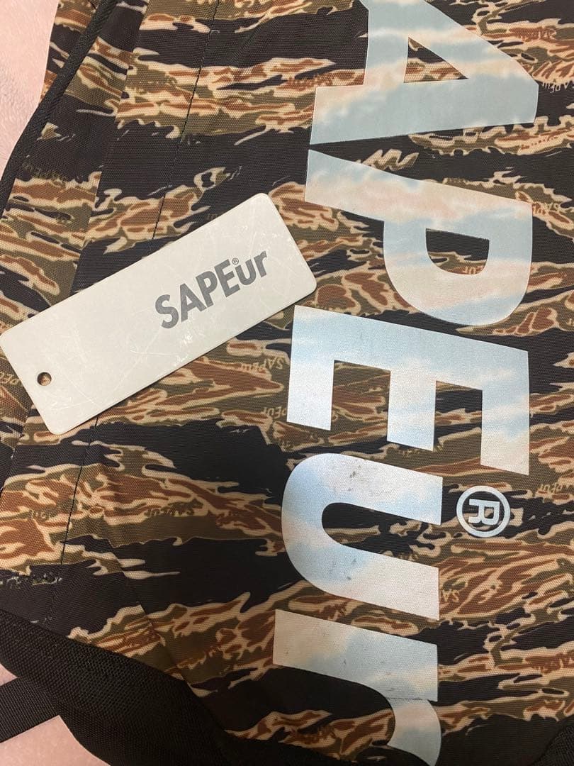 未使用SAPEUR 迷彩リュック　サプール　BIGメッシュバッグ付き