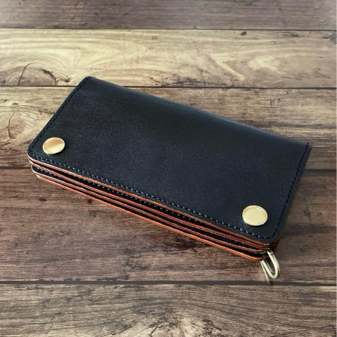 【ChoB】北米ステア トラッカーウォレット180（ロング）3層カスタム