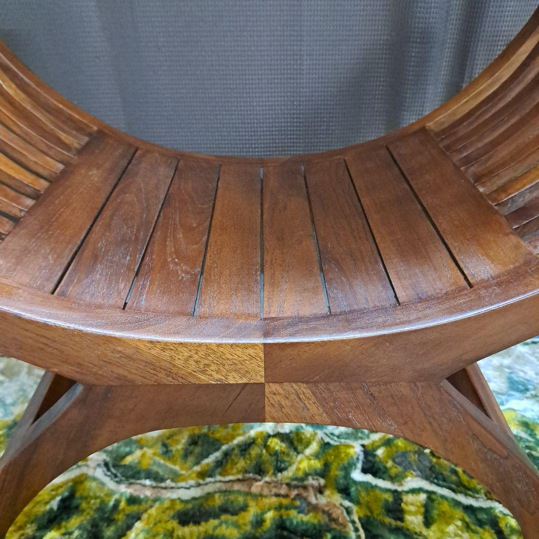 ♡クラブチェアー♡木製曲線スツール