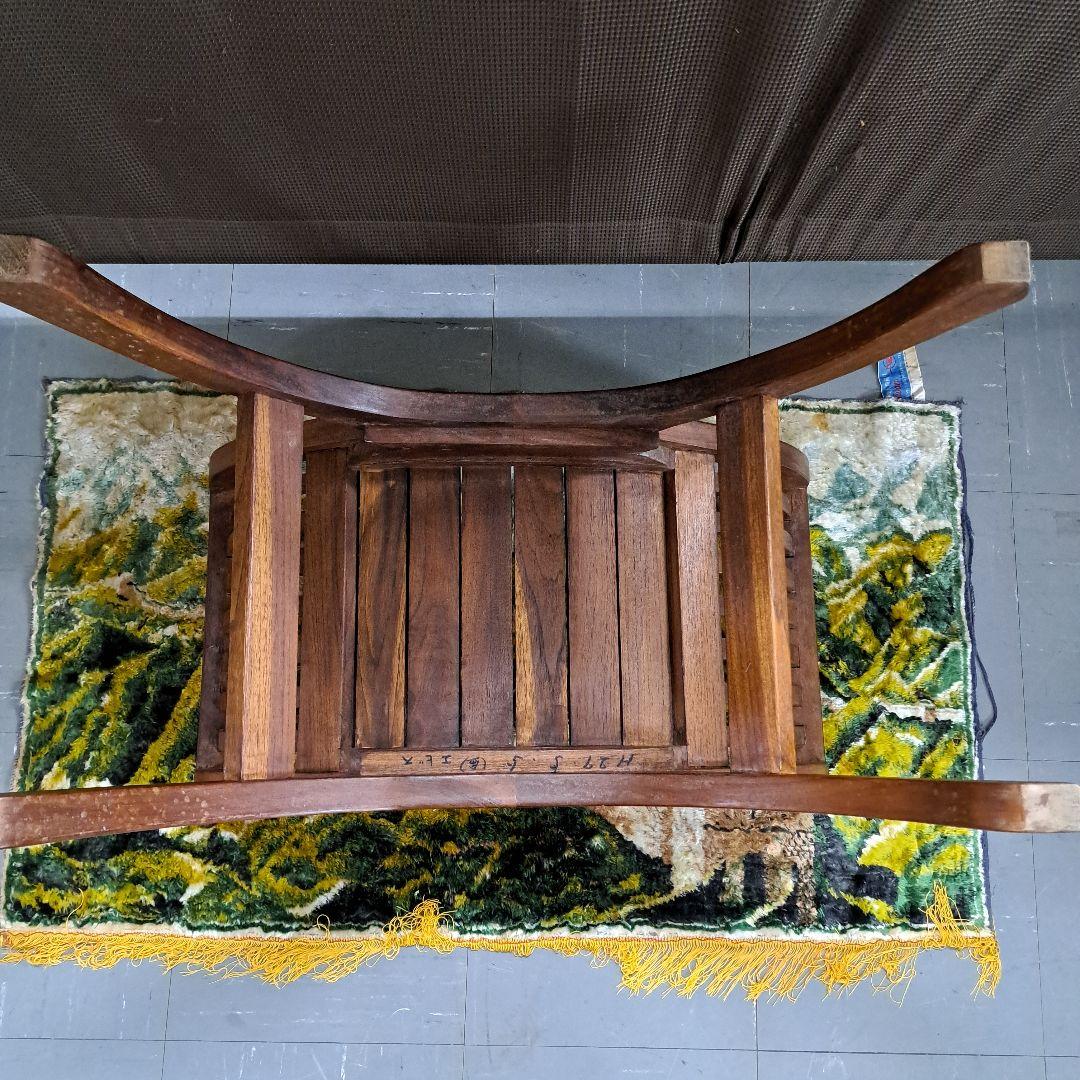 ♡クラブチェアー♡木製曲線スツール