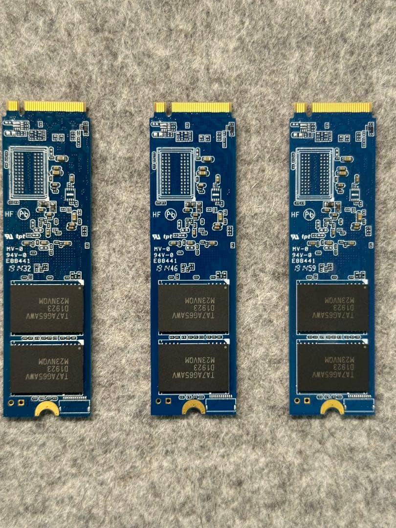 ☆動作確認済☆ Phison M.2 2280 500GB SSD 3個セット