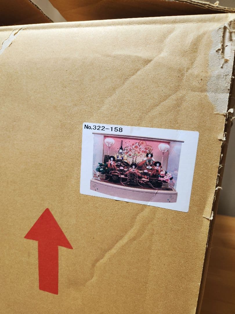 送料込✧* 雛人形 吉徳 五人飾り オルゴール・ ガラスケース 定価約7万