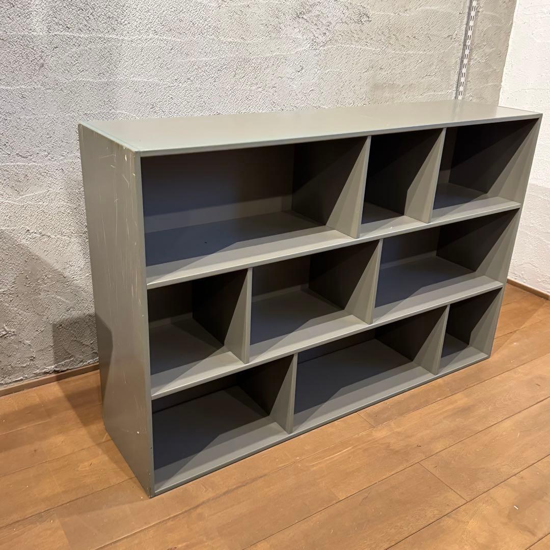 キャビネット オープンラック 本棚 グレー