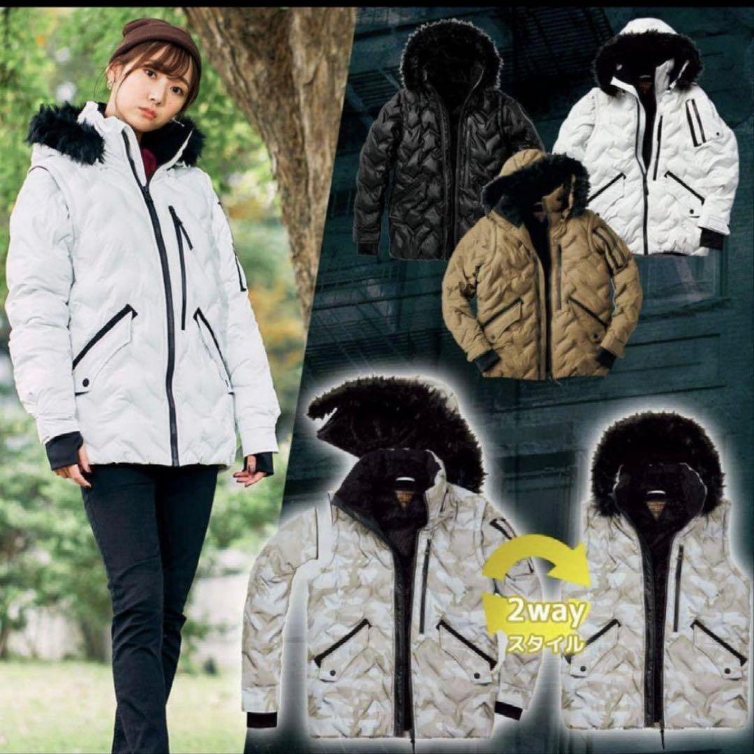 新品】ワークマン ユーロアルティメットデュアルフーディ 3 L ブラック