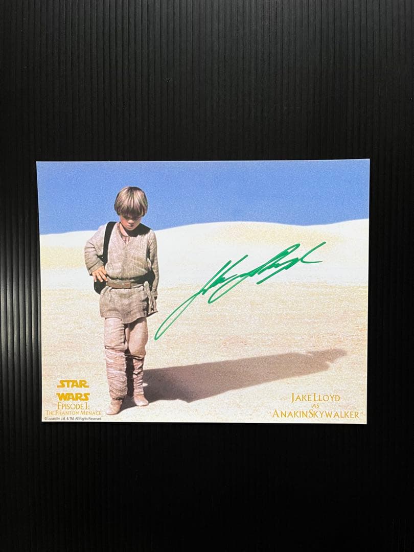 スターウォーズ アナキンスカイウォーカー ジェイクロイド 直筆サイン