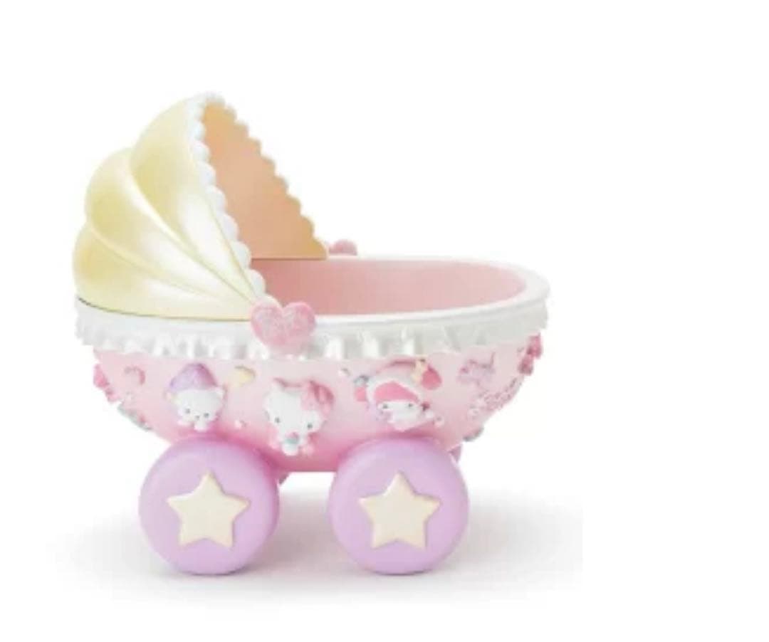 新品 未使用 レア ベビーシリーズ 陶器 ベビーカー 置物 フィギュア