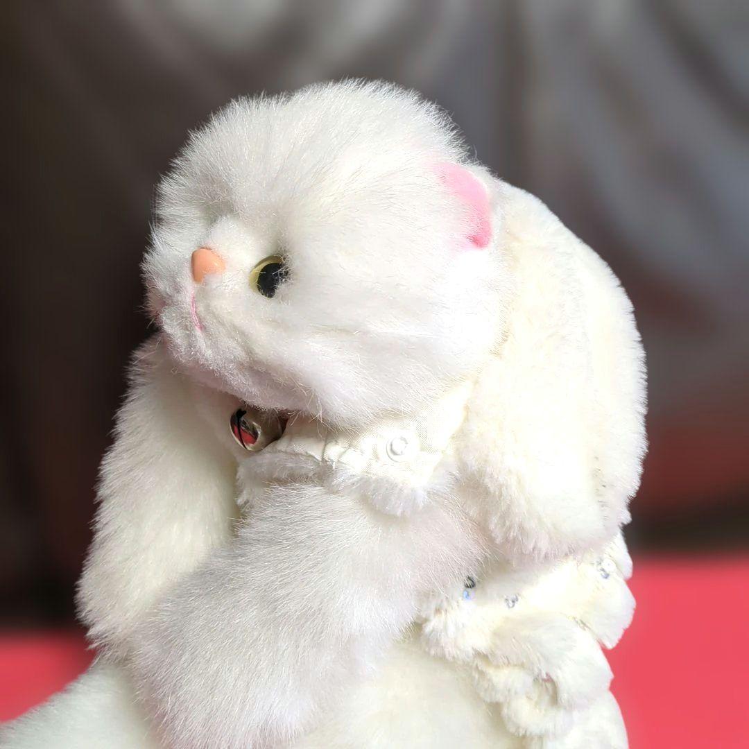 オオイケ　ペルシャ猫　ボビー　レトロ　日本製　ぬいぐるみ　大