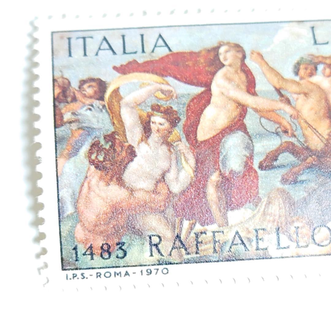 未使用 外国切手 ガラテアの勝利 イタリア 1970年 記念切手 - メルカリ