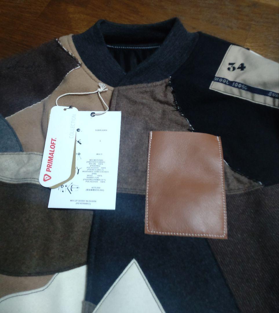 M*0様 SUNSEA 23AW Mix-up Derby Blouson - メルカリ