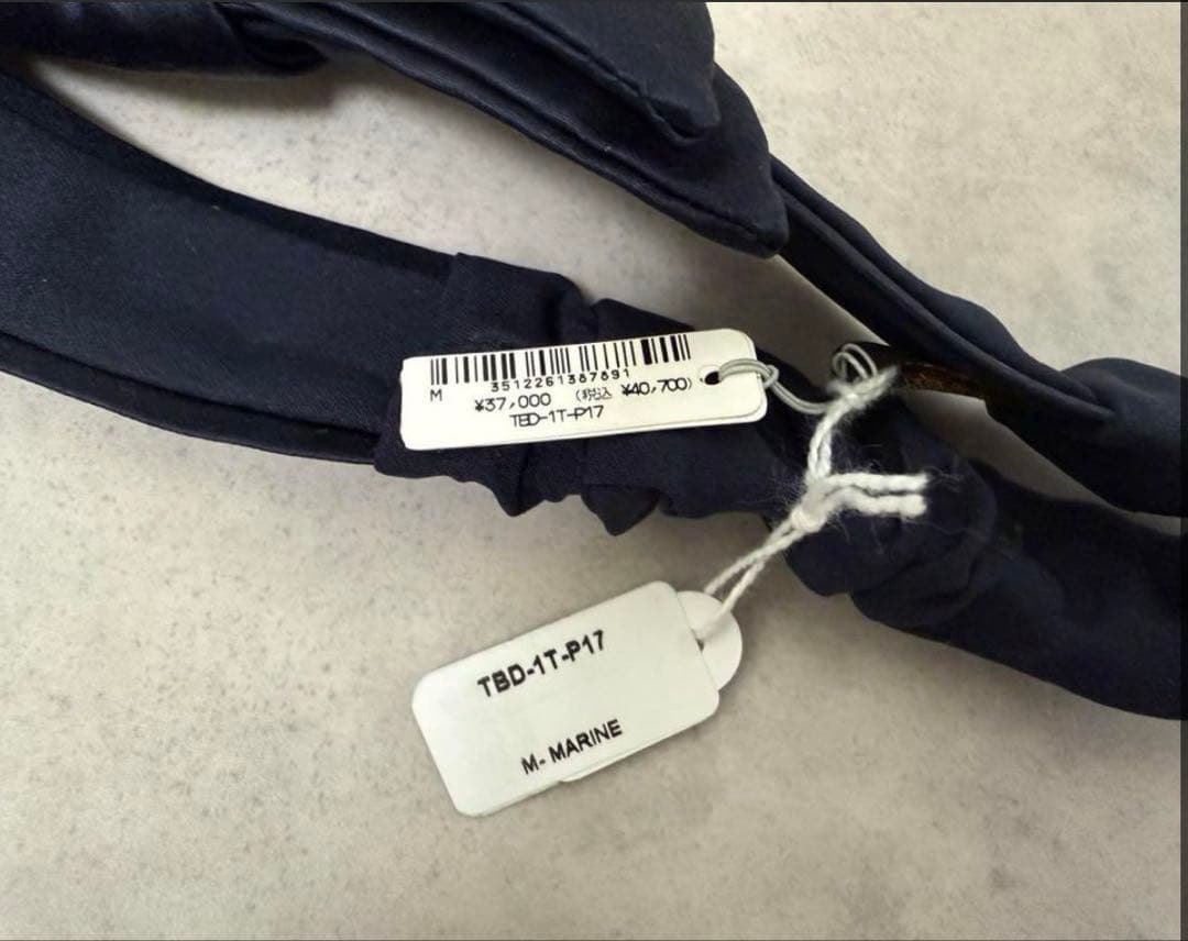 u*❌様 【未使用品】 ALEXANDRE DE PARIS ネイビー ヘアバン u*❌様