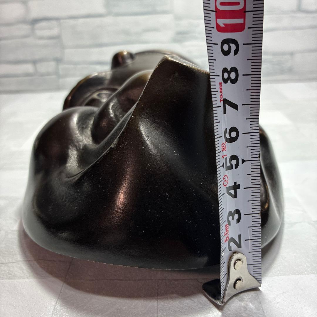 ひょっとこ 能面 お面 鉄仮面 昭和 美術品・アンティーク・コレクション