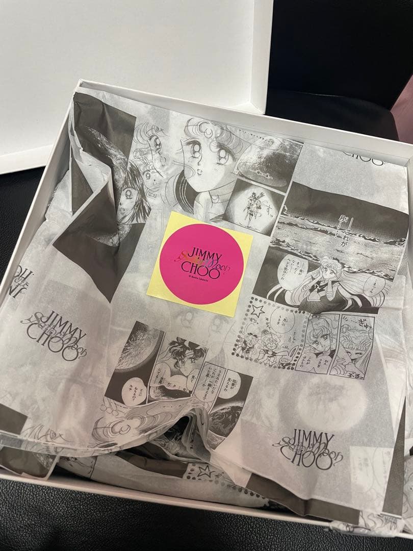 セーラームーン　JIMMY CHOO 原画　バッグ　ルナ　ジミーチュウ　コラボ