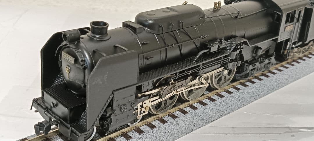 HOゲージ カツミ Ｃ62蒸気機関車、カンモーター、メンテナンス済