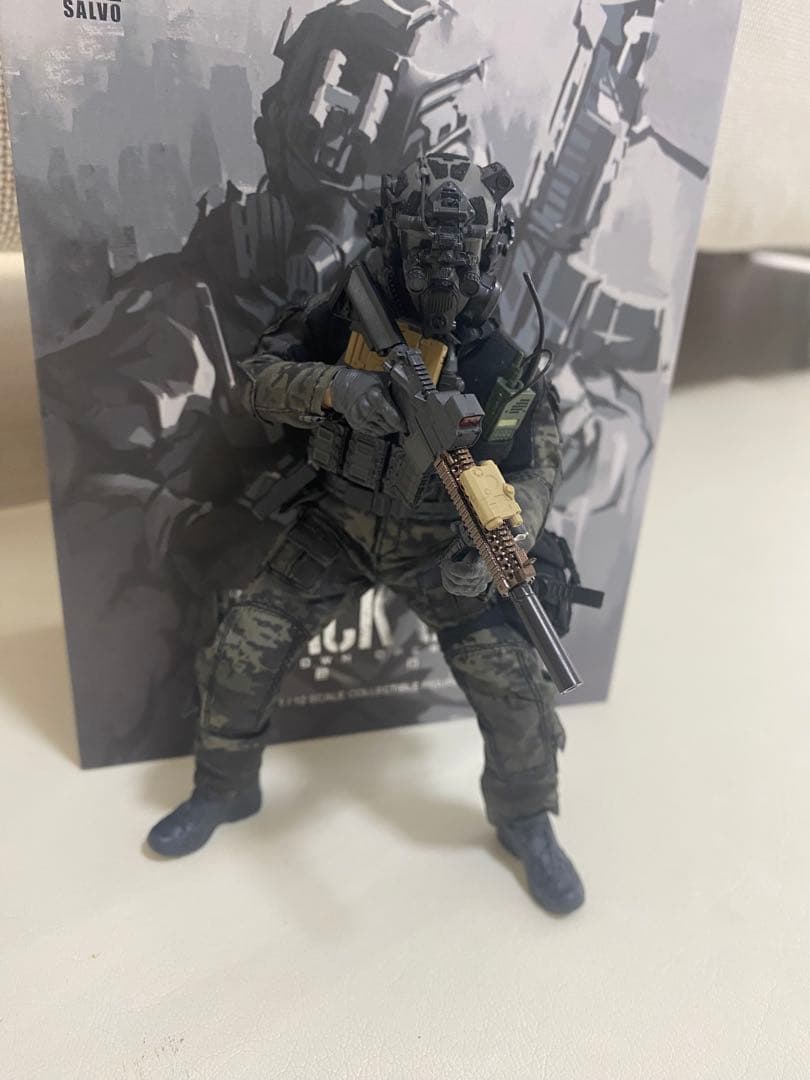開封品HASUKI SALVOシリーズ BLACK OPS 1/12フィギュア