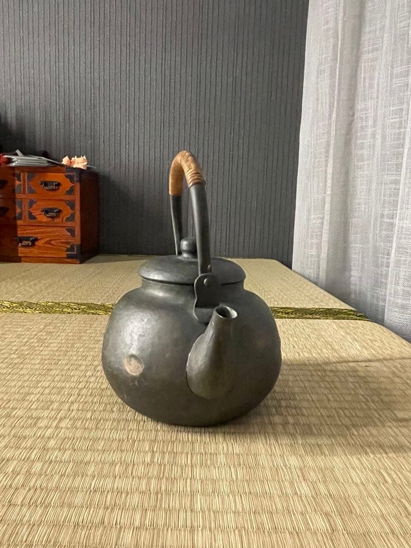 最終値下げ 煎茶道具 富貴堂 鎚起銅器 湯沸 銅瓶 重量300g
